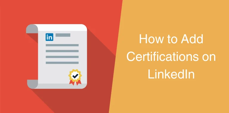 How to add certifications on linkedin